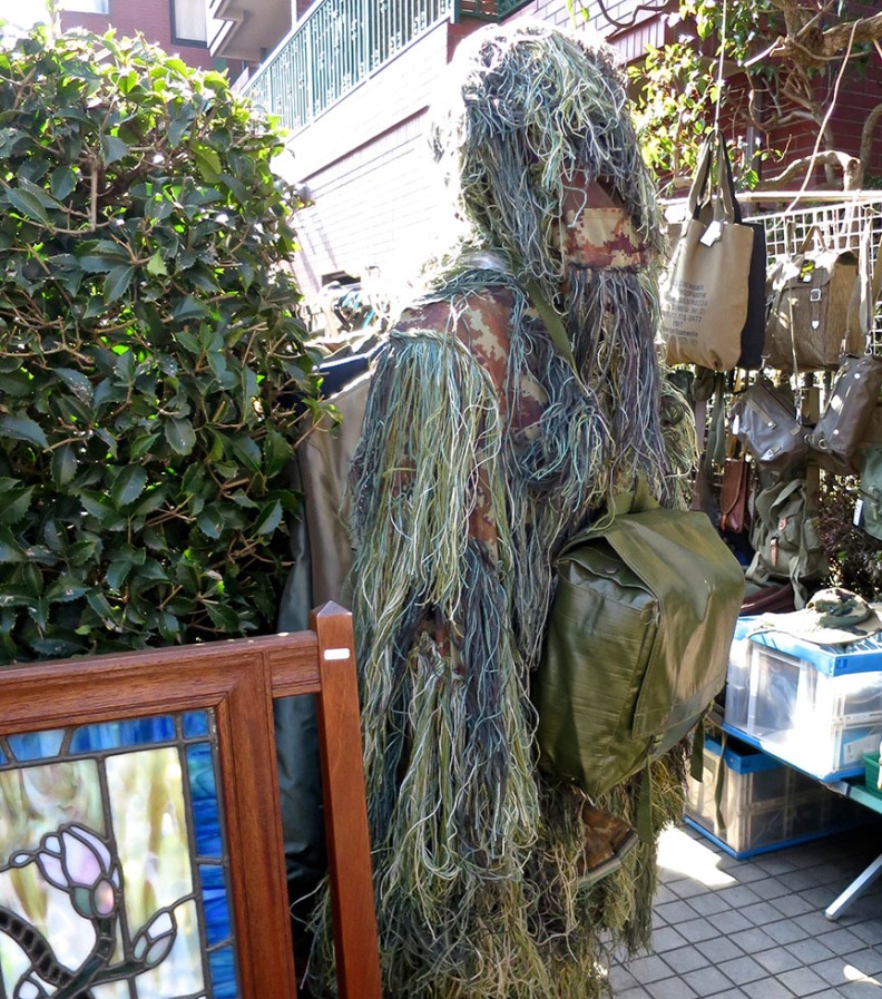 And of course, military surplus wookie suits