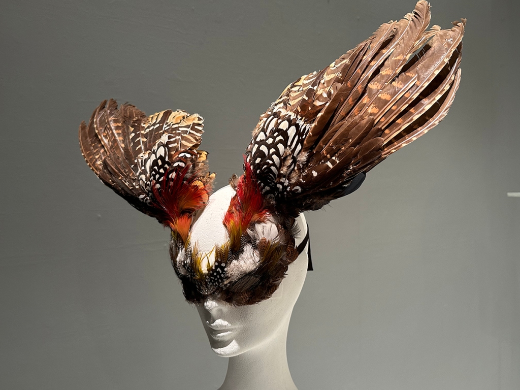 Hair/headpieces by Katsuya Kamo displayed at Kamo Head exhibition